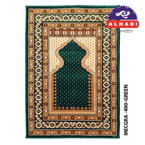 Sajadah Imam Mecgra 85 x 120cm Sangat Padat Tebal 13mm Halus Lembut dan Elegan Alas Sholat Jumbo