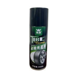 Tire Foam Bright Cleaner Black Tire Wax Lotion High Gloss Spray Cleaner Moisturizing Tire Polish Waterproof And Long-Lasting Anti-Aging 300ml/600ml