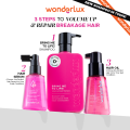 Wonderlux Bring Me To Life! Shampoo to Volume & Repair Hair Damage For Sensitive Scalp Sampo Rambut Rusak Patah Kering 250ml Shampoo SLS & SLES FREE. 