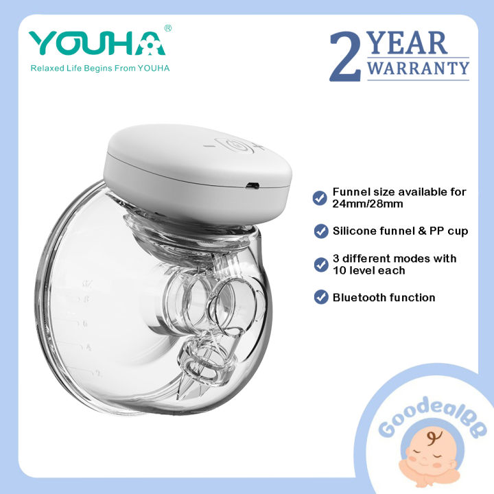 Youha The Ins Gen 1 Wearable Breast Pump | Wireless Handsfree Pump ...