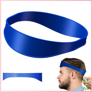 Ayla เทมเพลตซิลิโคน แบบพกพา ใช้เป็นเครื่องมือจัดแต่งทรงผม มือใหม่หัดตัดให้ออกมาสวย Hair Trimming Hairband