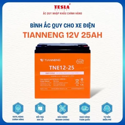 Ắc quy xe điện Tianneng 12V 25Ah chịu nhiệt