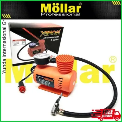Xenon X-6016A Kompresor Pompa Angin Mini - Dc 12V Mini Air Compressor Kualitas Premium