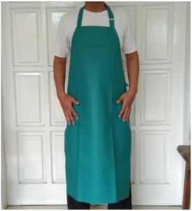 Apron Masak anti air Waterproof PVC celemek cuci piring  anti minyak anti bahan kimia Ukuran 110cm