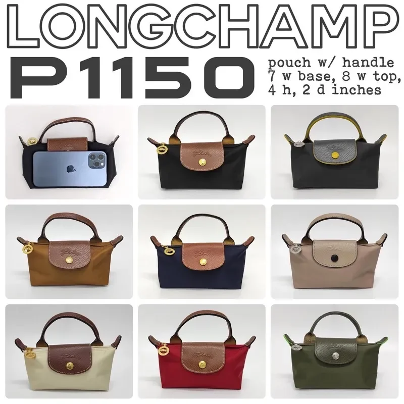 Longchamp mini discount pouch colors