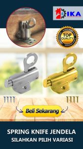 SPRING KNIFE MURAH / SLOT JENDELA / KUNCIAN / GEMBOK GRENDEL / PENUTUP PRAKTIS MODEL TINGGAL TARIK