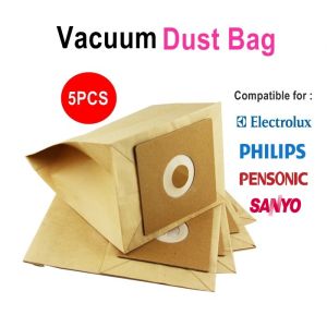 DISERVSTORE 5 PCS Vacuum Cleaner Bag Dust Bag Replacement ELECTROLUX PENSONIC PHILIPS SANYO Beg Sampah Vacuum Universal Replacement Beg Habuk Vacuum Cleaner Dust Bag Vacum Vacuum Bag Vakum Habuk Beg