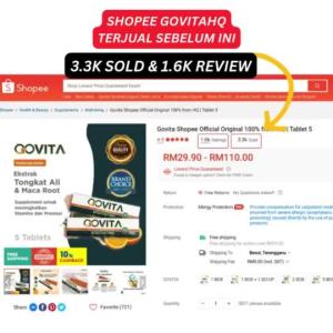 Govita Men power Supplement Original HQ Orange Flavour / 1  5 Sachets