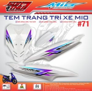 TEM XE MIO CLASSICO SPORT #71 (TEM IN 3 LỚP - SIÊU NÉT - SIÊU ĐẸP - SIÊU CUTE)
