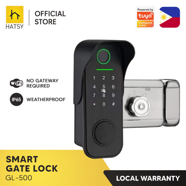 Gate Passcode HATSY - Wi-Fi Digital Gate Lock, Fingerprint, Passcode, IC Card, Manual ...