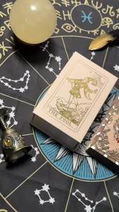 Bộ bài Tarot Wetzel Gold Foil đầy đủ chính hãng cho người mới bắt đầu với phân tích