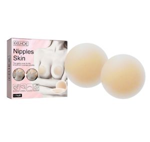 Eelhoe Silicone Chống Vết Sưng Vú Vá Chống Vết Sưng Chống Chói Không Có Dấu Vết Thoáng Khí vô Hình Thu Thập Và Kéo Miếng Đệm Ngực Phụ Nữ Miếng Dán Đầu Ti Nâng Tự Dính Tái Sử Dụng Silicone Vô Hình Áo Ngực Dán Vú Nhão Núm Vú Bìa Phụ Kiện Đồ Lót