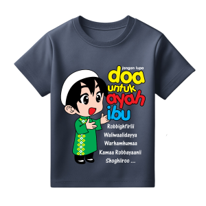 Baju Kaos Atasan Distro Anak Perempuan Karakter Cewek Muslim Edisi Ramadan Lebaran 1 - 10 Tahun