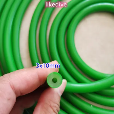1meter Speargu Rubber for Fishing 3mm*10mm 3mm*6mm 3mm*8mm 2mm*5mm spearfishing rubber band tubes Latex black red blue