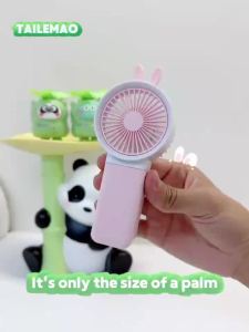 Portable Fan for Student Strong Wind Rechargeable Small Fan Electric Fan Hand Fan Cute Kids Battery Cooler Hand Fan Kipas Kecil School Child 便携式学生迷你风扇强风可充电小风扇电风扇手风扇可爱的孩子电池冷却器手风扇Kipas Kecil学校儿童