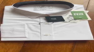 Áo Sơ Mi Trắng Nam Aristino Bamboo ALSR08 dáng slimfit