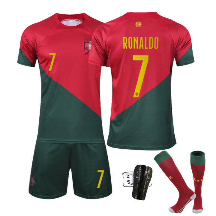 In Stock] Cristianos Ronaldos Men Kids Boy Short Sleeve