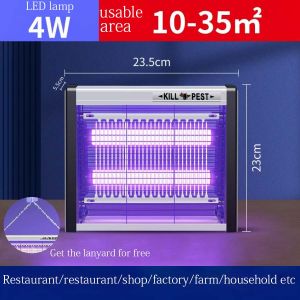 Electric Plug Hanging Landing mosquito killer Family Merchants Dual Use of Electric Shock Restaurant Farms Bedroom Pest Mosquito Killer Light
