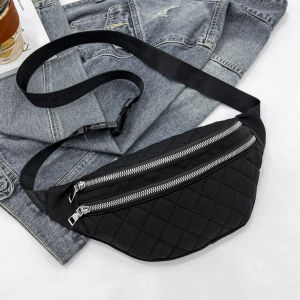 Tas pinggang wanita import waistbag sling bag nylon tas dada premium selempang 2024