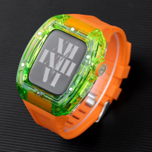 Luxury Modification Kit for Apple Watch Ultra and Ultra 2 49mm 45mm 44mm case Band for IWatch Series 9 8 7 6 SE 5 4 Refit Strap(excluding watches)