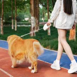 CUTE ELVES Portable Design 5m Dog Walking Leash Flexible Anti-Escape Mechanism Retractable Dog Leash Pet Accessories Comfort Grip Dogs Auto Retractable Belt Daily Walking