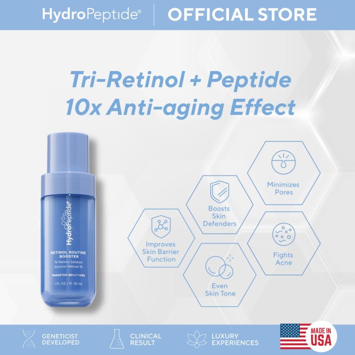 HydroPeptide Retinol Routine Booster [30ml] Anti-Aging Serum Universal ...