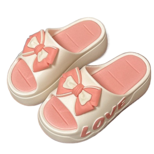 GOOTRADES Candy Color Flip Flops Slippers Bowknot Thick Soled Platform Slippers Women Casual Beachwear Shoes Flats Slides Sandals Summer