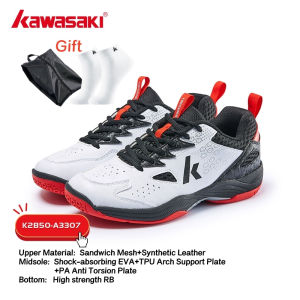 Kawasaki Pickleball Giày Thể Thao Giày Cầu Lông A3307 & C32023 Giày Thể Thao Nam Nữ Thoáng Khí Chống Mài Mòn Nhẹ