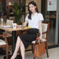 Áo thun polo cá sấu trắng sọc cao cấp cổ trụ bẻ unisex nam nữ cặp đôi đồng phục nhóm công sở. 