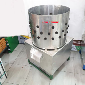 Mesin Cabut Bulu Ayam Listrik Besar Plat Tebak 1 PK
