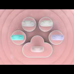 E-commerce Hot-Selling New Private Model TWS Cartoon Cat Ear Wireless Bluetooth Headphones Flat Ear CuteMusic Headphones