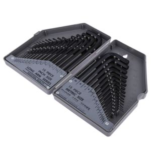 EO4MD Metric Imperial For Bicycle Repair Socket Wrench Hand Tools Kit Arm Flat Head Spanner Key Set Allen Key Hex Set Screwdriver Set Hexagon Spanner Allen Wrench