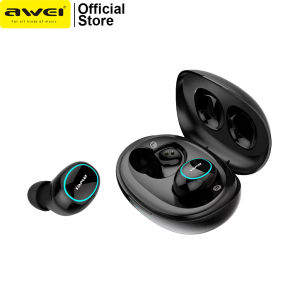 Awei T60 TWS In-Ear Sports Earbuds Bluetooth Headphone Touch Sensor with Charging Case Waterproof Long Life Battery