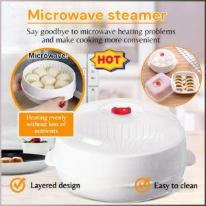 Steamed Dumplings Anti-breakage Steaming Grid Versatile Dustproof and Heat-insulating Drain and Keep Fresh