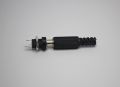 DC POWER PLUG MALE CONNECTOR, with FREE DC POWER SOCKET FEMALE, DC-022B 5.5x2.1mm 2-PIN 12V 3A. 