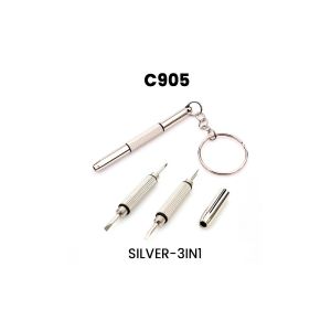 LD-C905 Gantungan Kunci Obeng 3IN1 Obeng Mini Serbaguna / Screwdriver Obeng Multifungsi Plusminus
