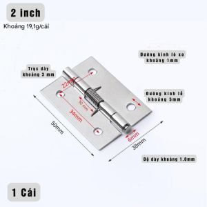 Bản Lề Tủ Bếp Tự Đóng cửa thông minh tủ gỗ tủ quần áo chất liệu thép inox 304 không gỉ