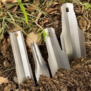 [LIXIAOJU] Titanium Multi-Tool Shovel Multifunctional Carry Bag Multipurpose Shovel Garden Hand Tool Lightweight Digging Shovel Survival