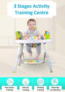 3 Stages 360 Degree Sit Stand Learning Walker Baby Activity Centre baby toys kids toys