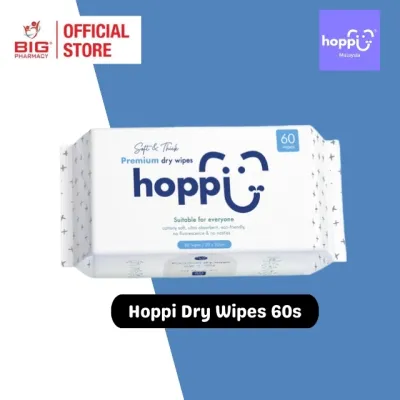 HOPPI DRY WIPES 60S