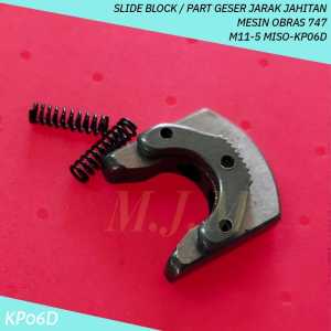SLIDE LOCK BLOCK / PART GESER KUNCI JARAK JAHITAN MESIN JAHIT OBRAS 747 / KASAR HALUS JAHITAN M11-5 MISO-KP06D