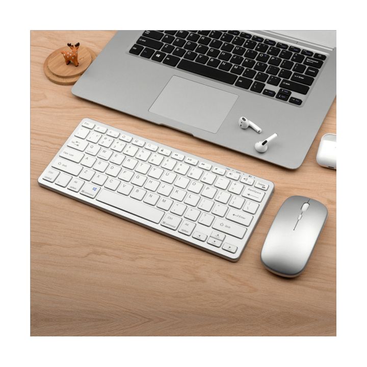 Wireless Bluetooth Keyboard Mouse Three Mode Keyboard Rechargeable