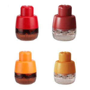 7 Simultaneous Holes Ergonomic Press Mechanism Pitter Press Type Cores Extractor For Cherries Kitchen Gadget