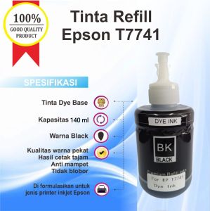Tinta Epson 7741 Black Isi 140ml For M100 M105 M200 M205 L605 L655