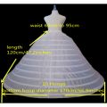 12 Hoops Puffy Big Petticoat Fluffy Underskirt for Ball Gown Wedding Dress Pageant Dress Bottom Hoop Diameter 170cm. 