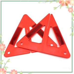 Green sea Portable Car Auto Reflective Traffic Warning Sign Triangle Foldable Solid Standing Tripod Road Emergency StandbyCar Accessories
