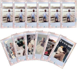 WINKINE Polaroid Magnets Frame for Refrigerator 2x3 inch Acrylic Fridge Magnetic Instax Frame Polaroid Frame for PicturesInstax Frames for Fujifilm & Polaroid Film Display (6 Pack)