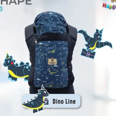 Gendongan Bayi HAPPYKID M-Shape Desain Hewan - Nyaman & Multifungsi Untuk Usia 6-36 Bulan