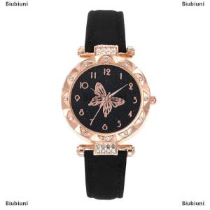 [COD] Biubiuni Đồng hồ đeo tay của phụ nữ mới là một bộ đồng hồ năm Mảnh Bướm đơn giản thời trang