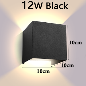 LANGYUE IP65 Waterproof LED Wall Lamp 6w 10w Wall Sconce Indoor Outdoor Lighting Bedside Decor Lamps Wall-mounted Waterproof Wall Light For Home Garden